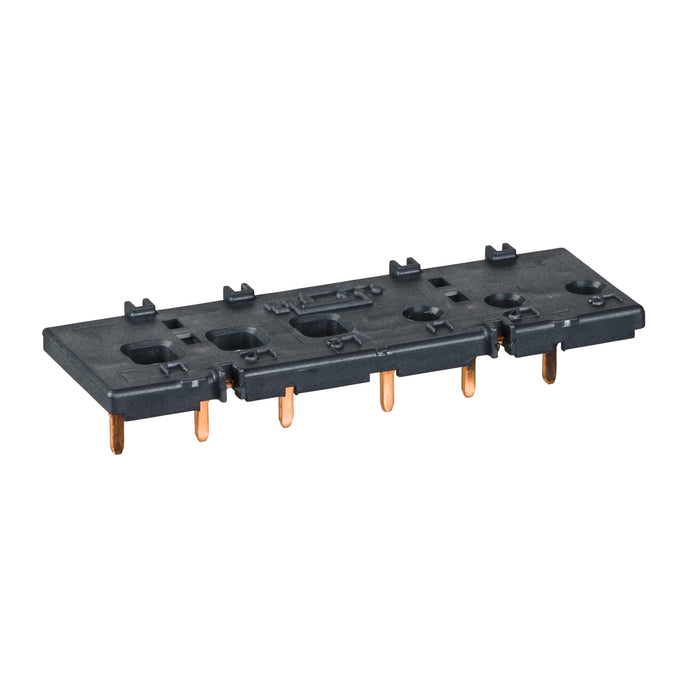 LAD9V5 Set of power connections, parallel busbar, for 3P reversing contactors assembly, LC1D09-D38 screw clamp terminals