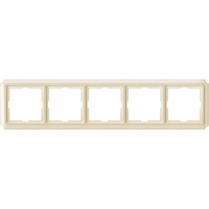 MTN483544 Antique frame, 5-gang, white