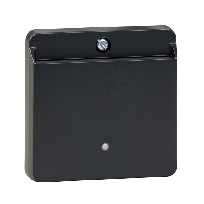 MTN315414 Central plate, Merten System M, for Hotel keycard holder, anthracite