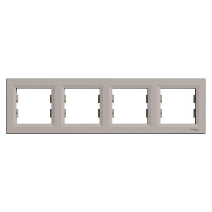 EPH5800469 Horizontal 4-gang frame, bronze