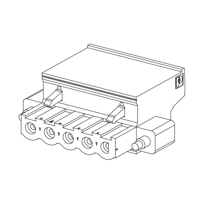 BMXXTSCPS10 connector kit, Modicon M340, 2 removable connectors, cage clamp, for power supply module