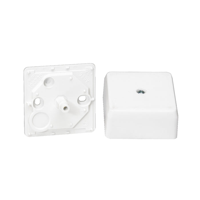 IMT34092 Mureva K60 - j box w/o grommets 60x60x30mm - without terminal - polarwhite