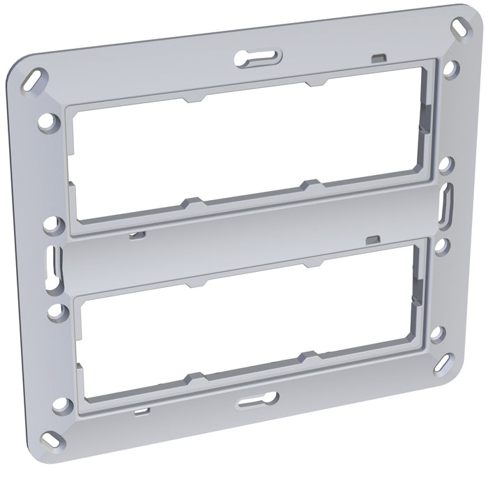 ALB45628 Altira - fixing frame - Italian boxes - 2x3 inserts 2 gangs - plastic