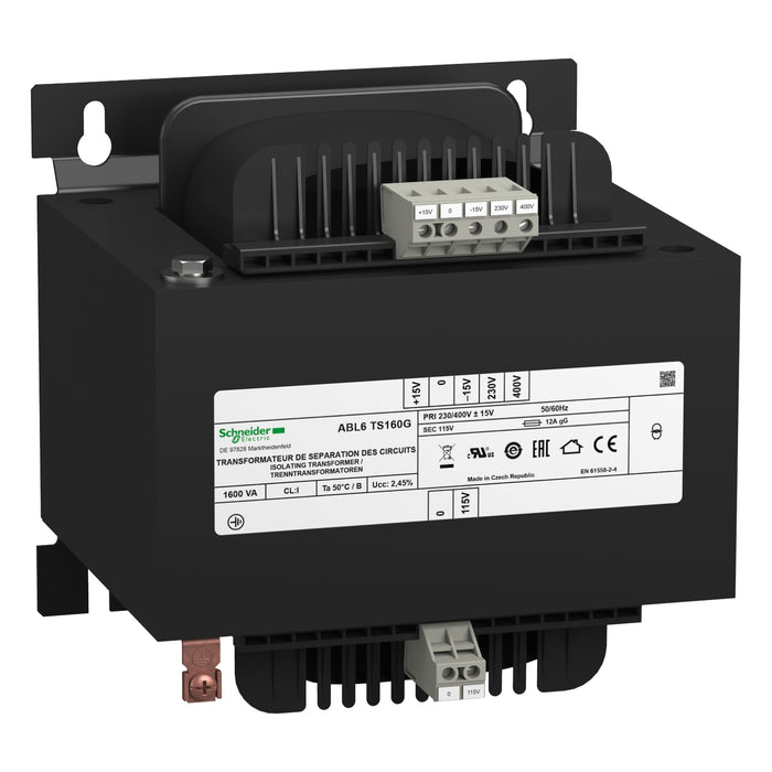 ABL6TS160G voltage transformer - 230..400 V - 1 x 115 V - 1600 VA