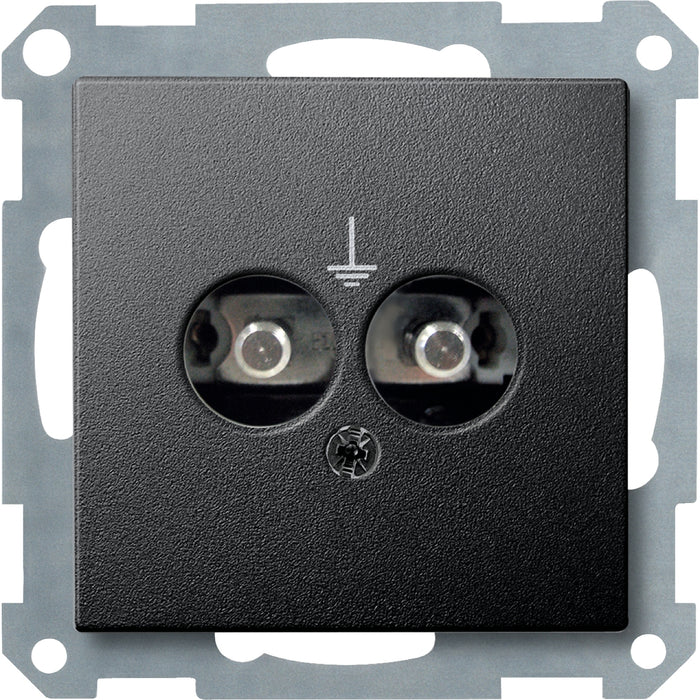 MTN298214 Potential equalisation socket - outlet insert,anthracite, SystemM