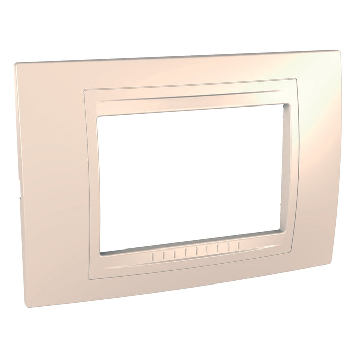 MGU4.103.59 Unica Allegro - cover frame - 3 modules - cream