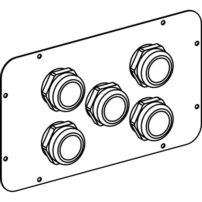 KTB0000GP01 CANALIS KT GLAND PLATE 5 X 24 TO 40