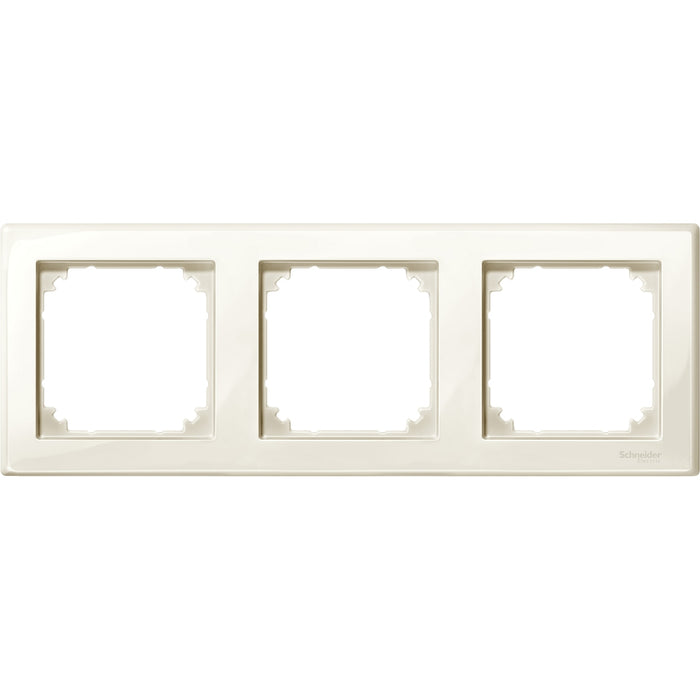 MTN478344 Cover frame, Merten M-Smart, 3 gangs, white