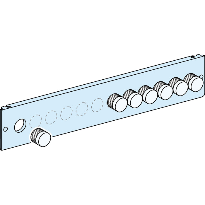 03914 FRONT PLATE 12 PUSH-BUTTON/LAMPS WIDTH 600/650 2M