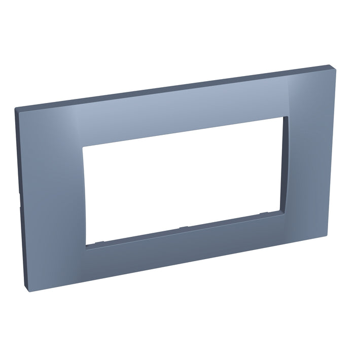 ALB45744 Altira - cover frame - 2 inserts 1 gang horizontal - slate blue