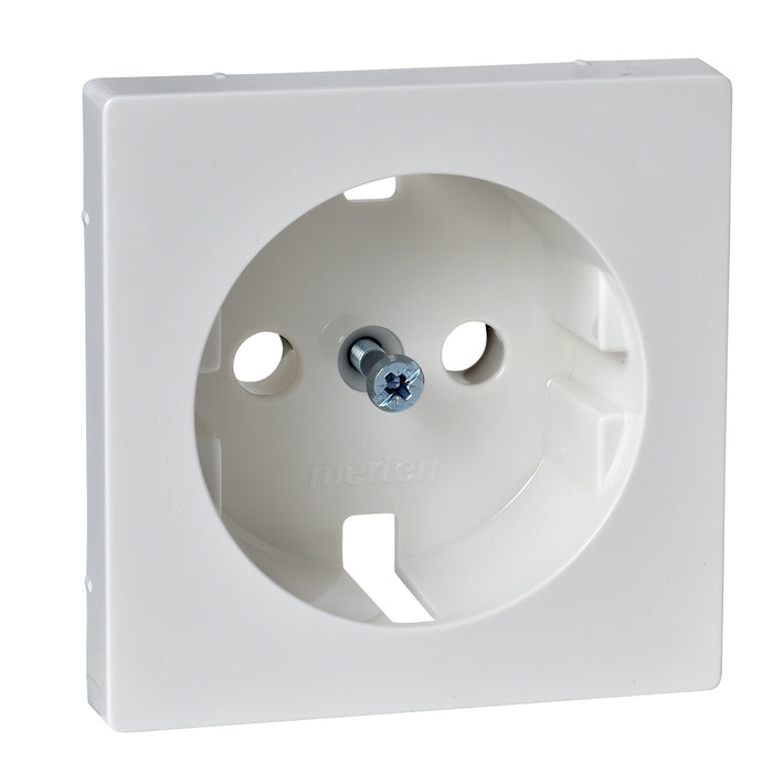 MTN2331-0319 Central plate for SCHUKO socket-outlet insert, polar white, glossy, System M