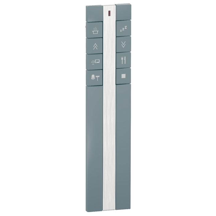 CCT1A000 Odace/Unica Wireless - metal remote control - 8 channels - dark grey