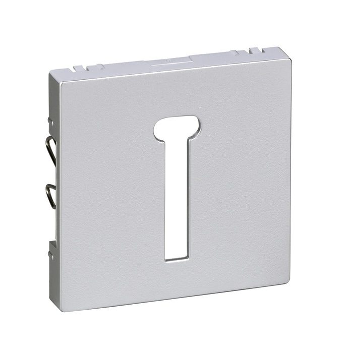 MTN289560 Central plate for telephone socket-outlet insert, 8-pole, aluminium, System M