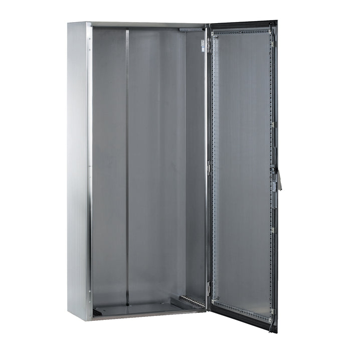 NSYSMX141030 SMX 304L stainless monobloc enclosure, H1400xW1000xD300mm, Scotch Brite® finish.