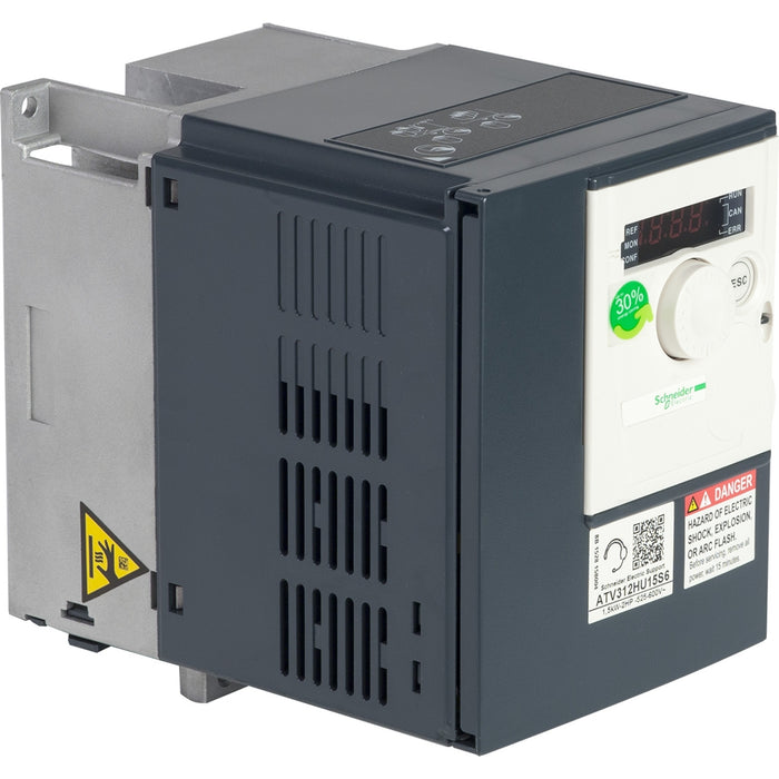 ATV312HU15S6 variable speed drive ATV312 - 1.5kW - 4.4kVA - 48W - 525..600 V- 3-phase supply