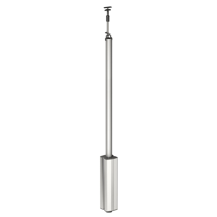 ISM20140 OptiLine 45 - pole with 4 boxes - tension-mounted - natural - 2700-3100 mm