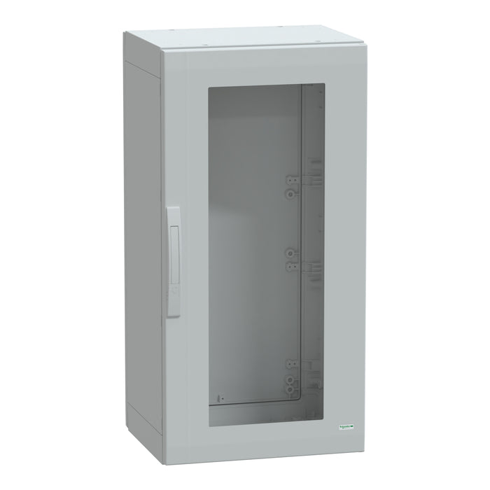 NSYPLA1054TG Floor standing polyester enclosure, Thalassa PLA, glazed door, completely sealed, 1000x500x420mm, IP65, IK08