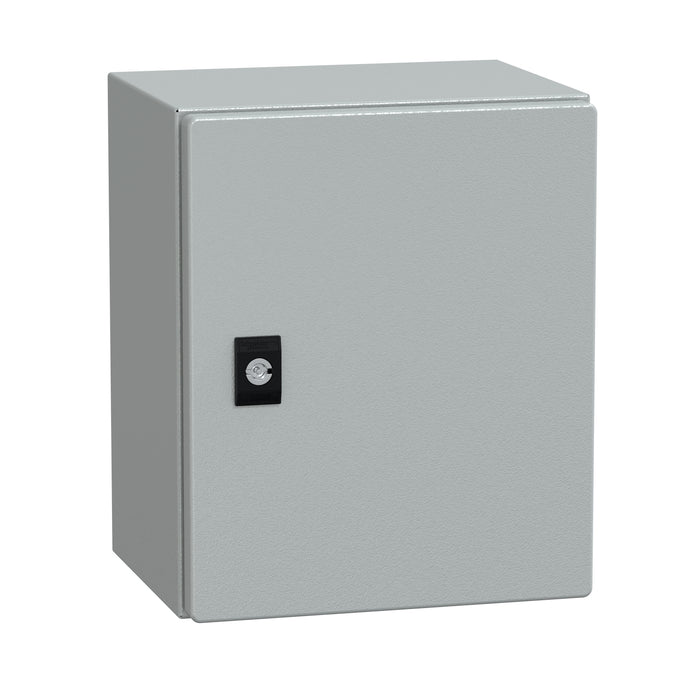 NSYCRN325200 Spacial CRN plain door w/o mount.plate. H300xW250xD200 IP66 IK10 RAL7035..