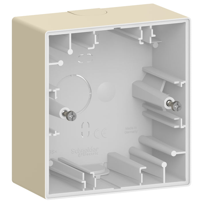 MTN4014-6533 Merten System Design, surface-mounted housing, 1 gangs, sahara