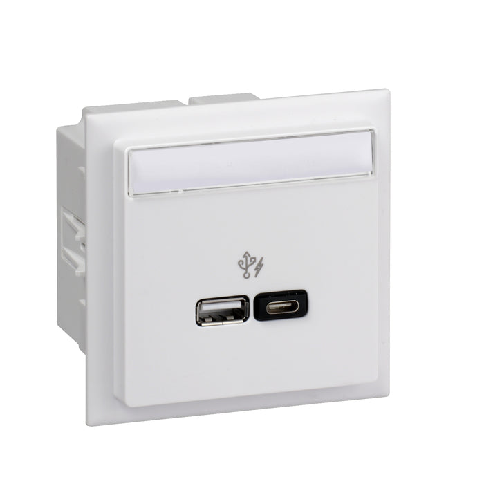 INS60522 CYB - double USB charger 2.4 A - white