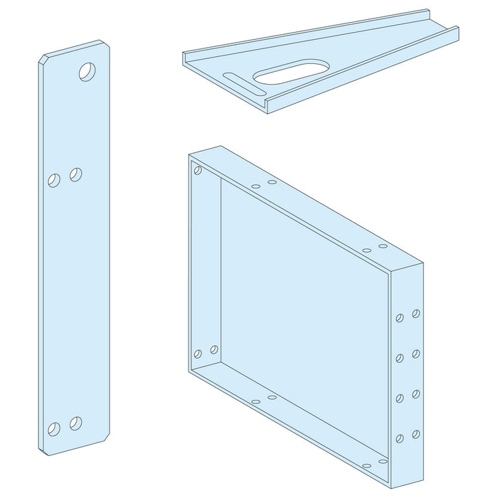 08392 1 LATERAL PLINTH SUPPORT H150 PRISMA G IP55