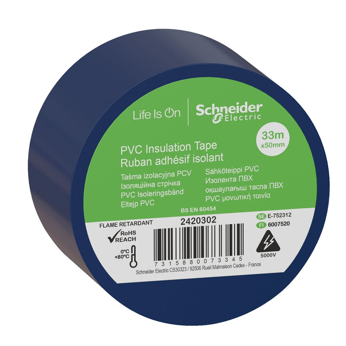 2420302 Thorsman - insulation tape - 50 mm x 33 m - blue - set of 3