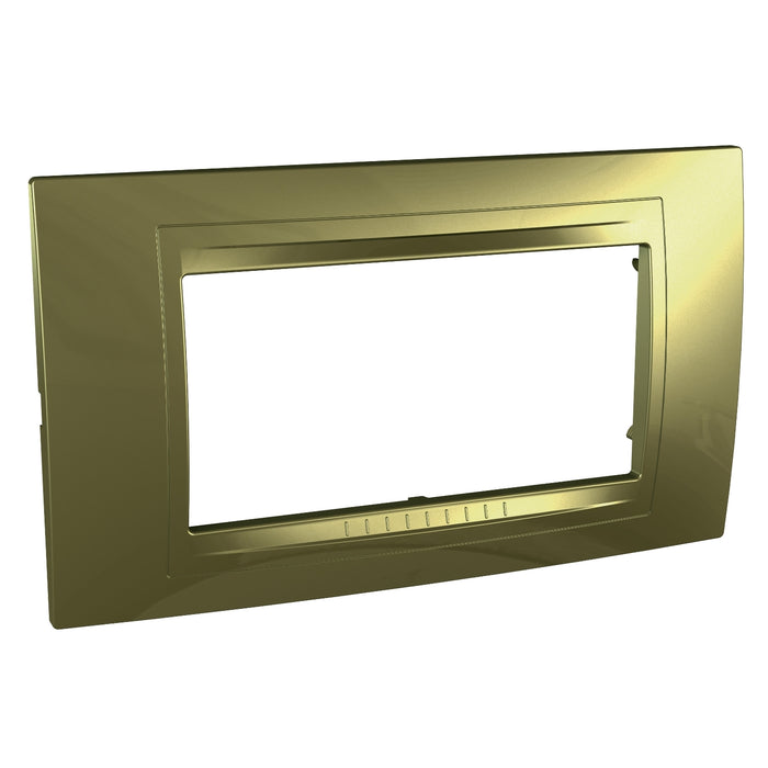 MGU4.104.64 Unica Allegro - cover frame - 4 modules - golden