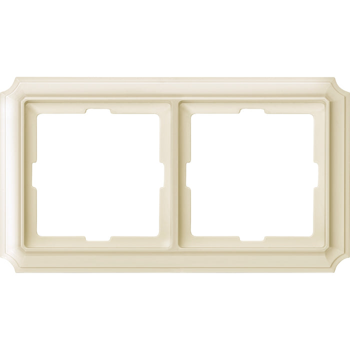 MTN483244 Antique frame, 2-gang, white