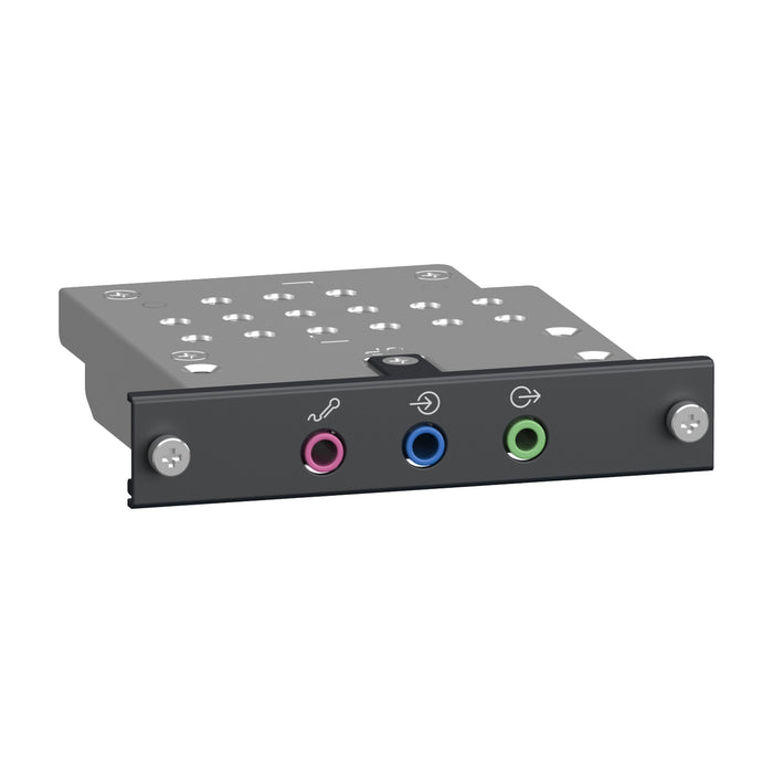 HMIYP6MPAUCTO Expansion option, Harmony P6, 1x mic-in, 1x line-in, 1x line-out, for configured products