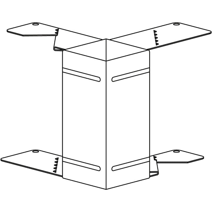 5594615 Thorsman - TTI-CR161 - wall frame - 72 mm - white RAL 9010