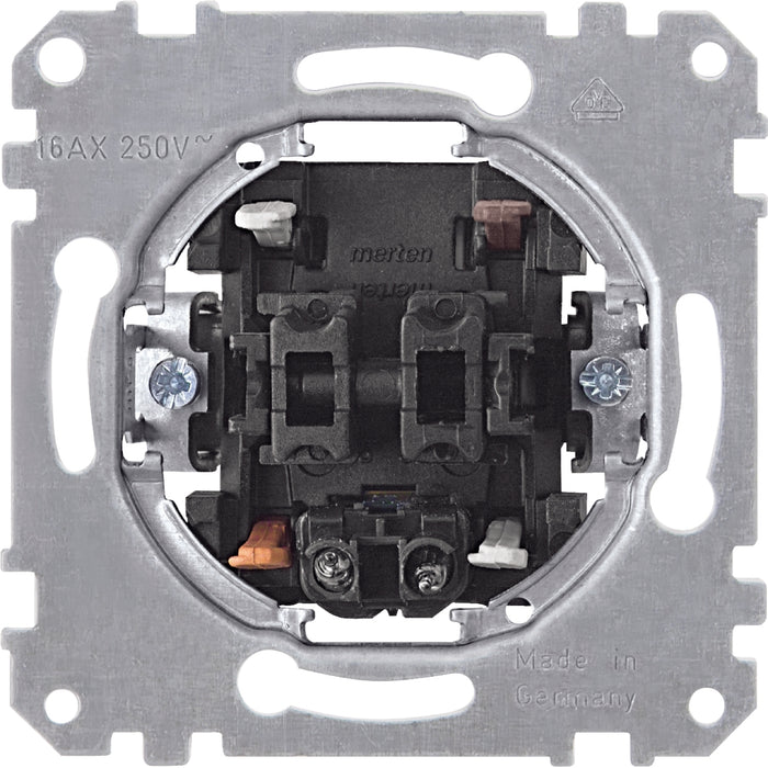 MTN325402 Rocker switch insert 16 A, two-circuit with locator lamp