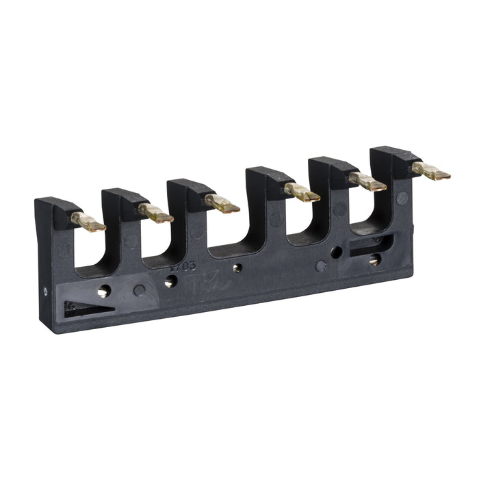 LAD9V13 Set of power connections, inversing busbar, for 3P reversing contactors assembly, LC1D09-D38 spring terminals