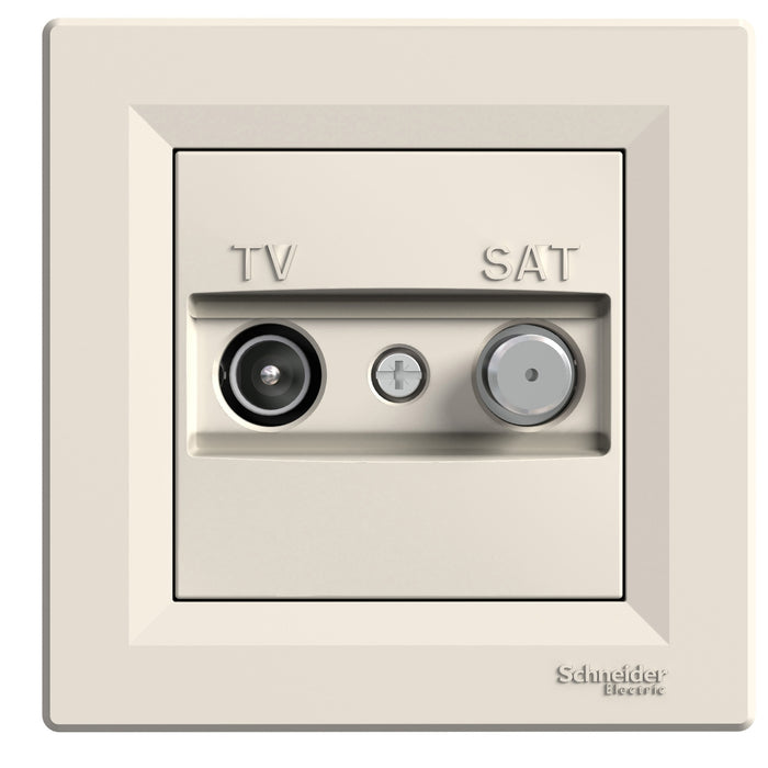 EPH3400323 Asfora, TV-SAT intermediate socket, 8dB, cream