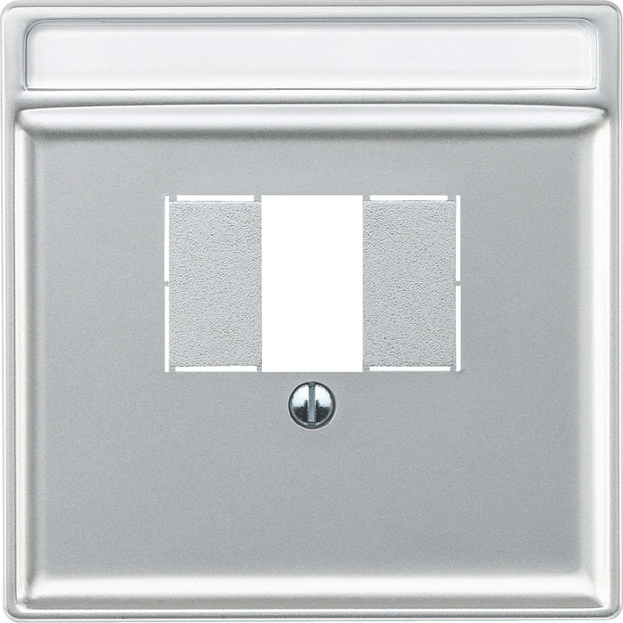 MTN297860 Central plate with square opening, aluminium, Artec/Trancent/Antique