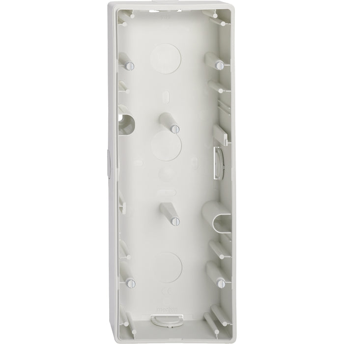 MTN512319 Surface-mounted housing, 3-gang, polar white, M-Smart/Artec