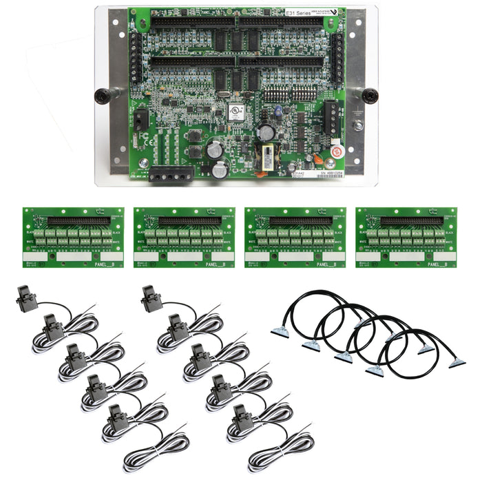 BCPMSCA2S 4 placas adaptadoras - avanzadas - potencia total y energía en todos los circuitos