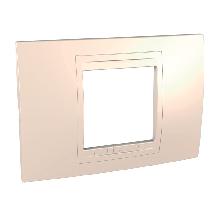 MGU4.102.59 Unica Allegro - cover frame - 2 modules - cream