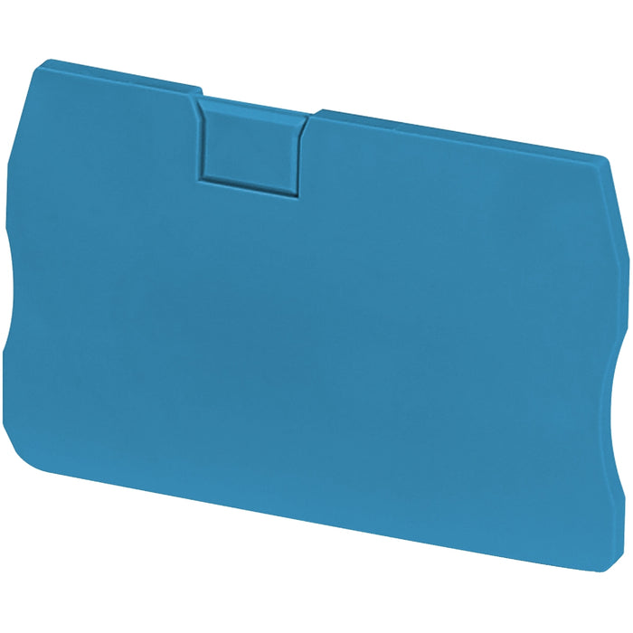 NSYTRACR22BL END COVER, 2PTS, 2,2MM WIDTH, BLUE, FOR SPRING TERMINALS NSYTRR22, NS