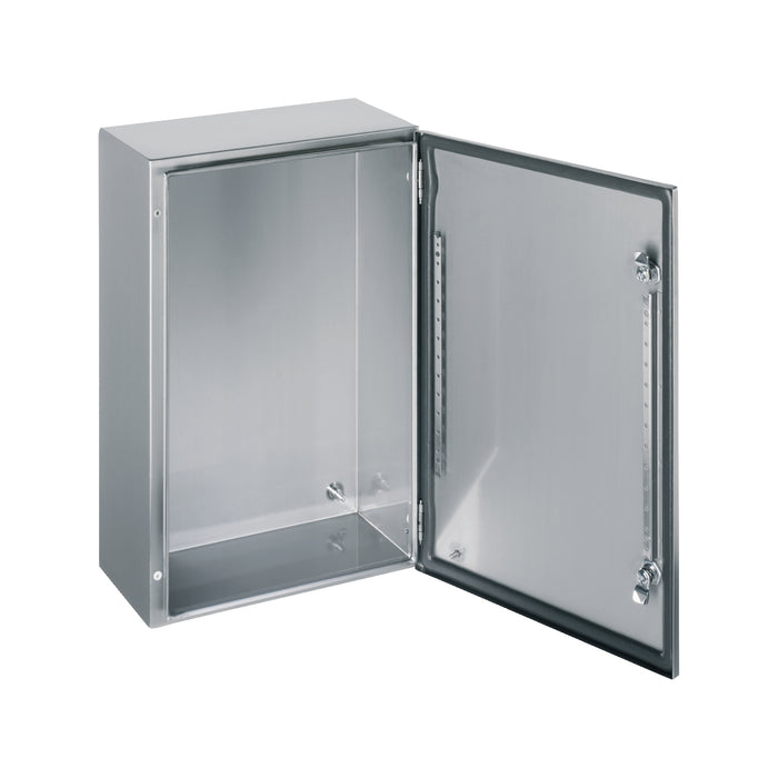 NSYS3X302515H Wall mounted enclosure, Spacial S3X, stainless steel 316L, plain door, 300x250x150mm, IP66