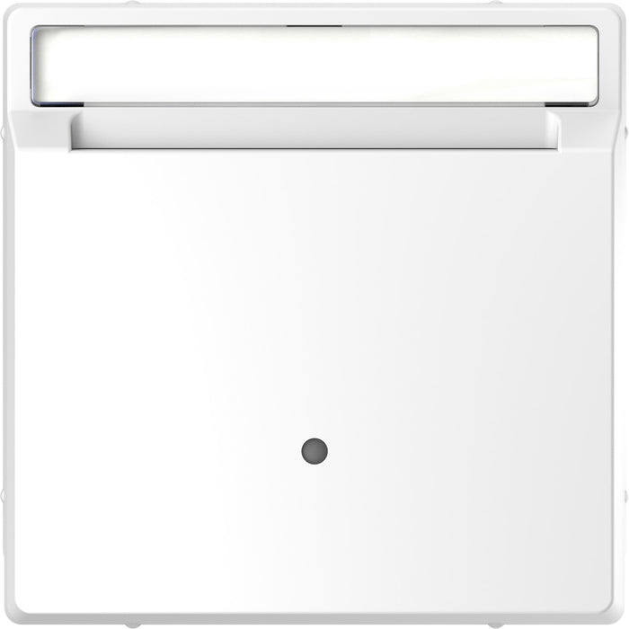 MTN3854-6035 Cover plate, Merten System M, for Hotel keycard holder, with labelling field, lotus white