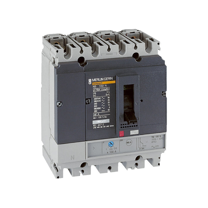 29736 circuit breaker Compact NS100L - TMD - 50 A - 4 poles 4d