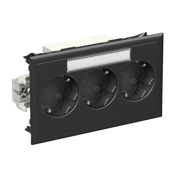 5940114 Thorsman - CYB-PS - socket outlet - triple master - 37° - black