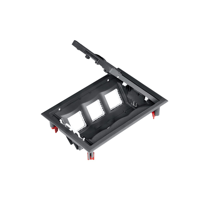 ETK44112 Ultra - floor outlet box - 6 modules