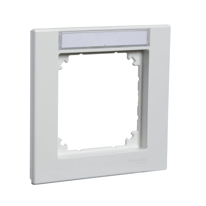 MTN514119 Cover frame, Merten M-Plan, 1 gang, polar white