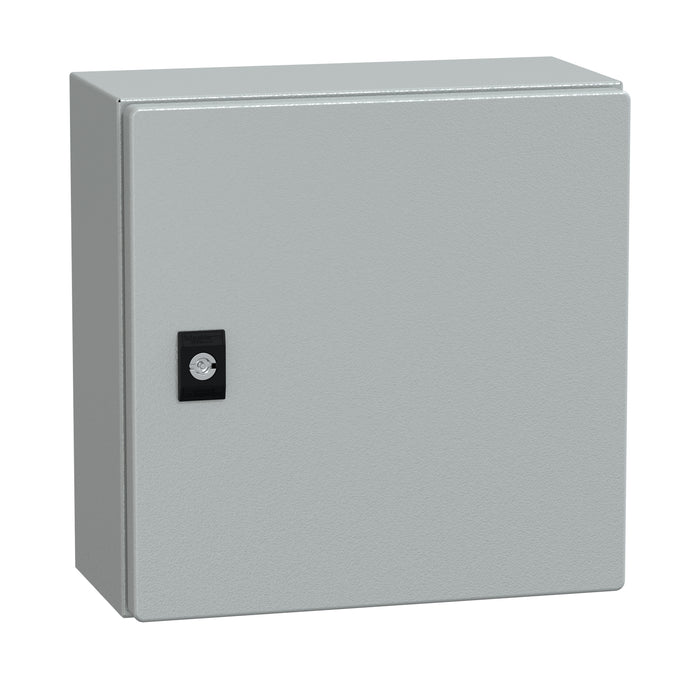 NSYCRN33150P Puerta lisa Spacial CRN con placa de montaje. Al300xAn300xP150 IP66 IK10 RAL7035..