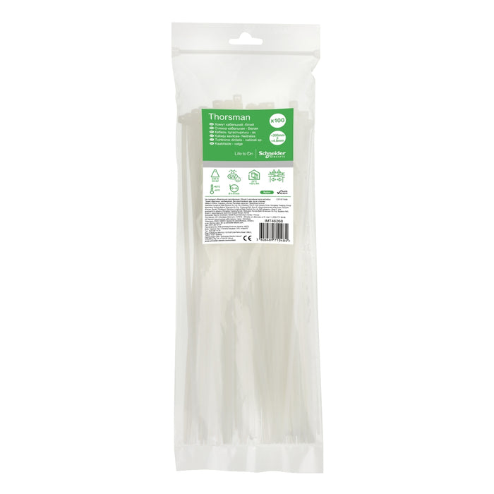 IMT46268 Cable tie, Thorsman, 4.8 x 300 mm, natural