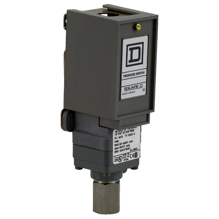 9012GNG6 Pressure switch 9012G, adjustable scale, 2 thresholds, 5.0 to 250 PSIG