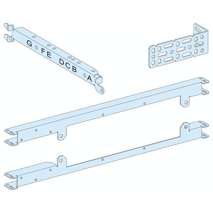 03457 MOUNTING PLATE SOURCE CHANGEOVER NSXINS/INV 630 3P/4P MOTOR HORIZONTAL