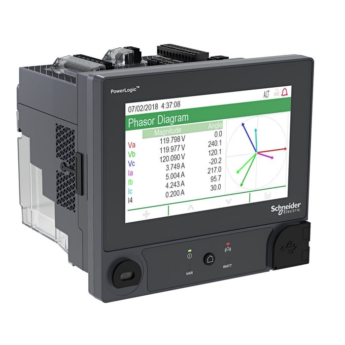 METSEION95040 PowerLogic™ ION9000T meter, HSTC, DIN mount, 192 mm display, B2B adapter, HW kit