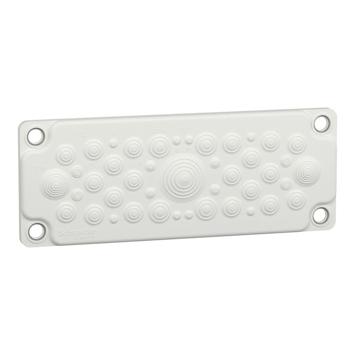 LVS08896 MEMBRANE GLAND PLATE 35 ENTRIES 5-32MM